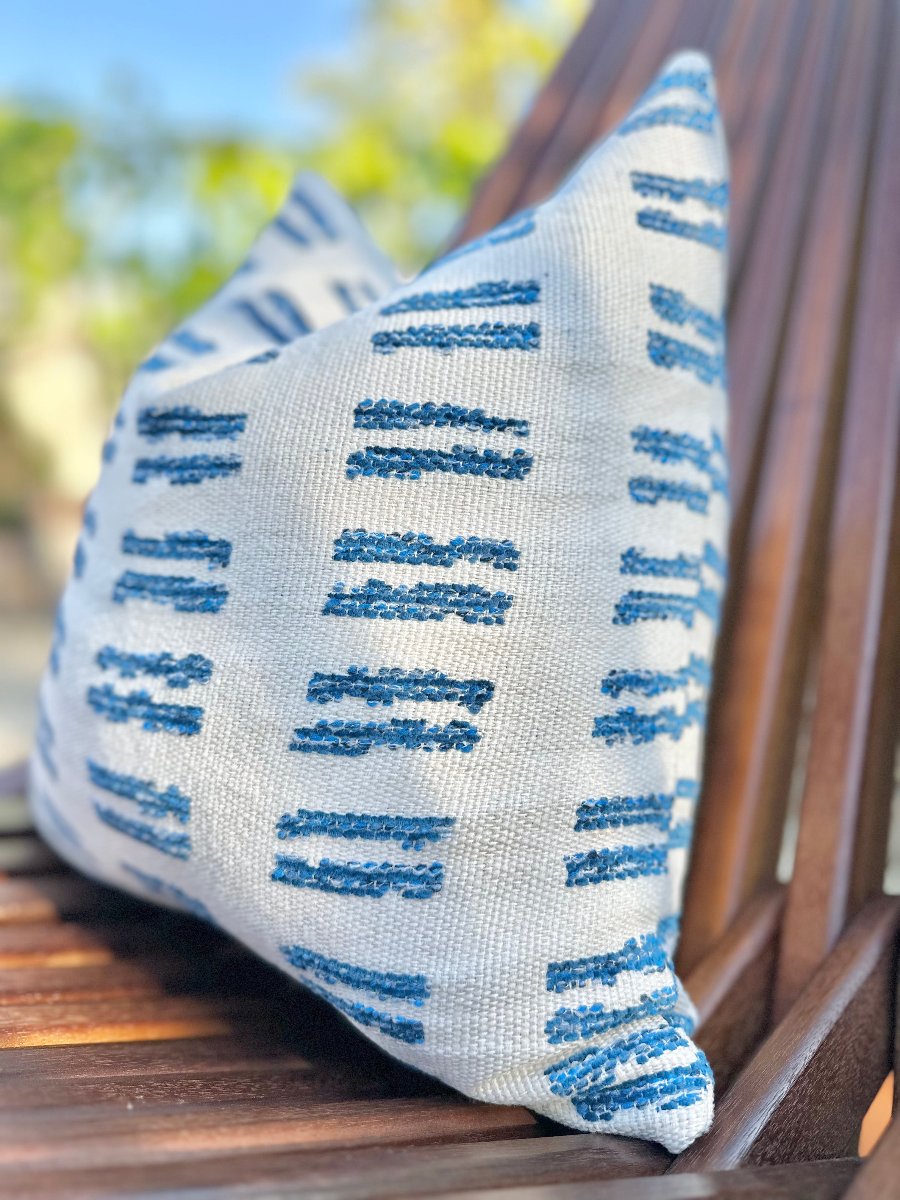 Woven Linea pillow cover