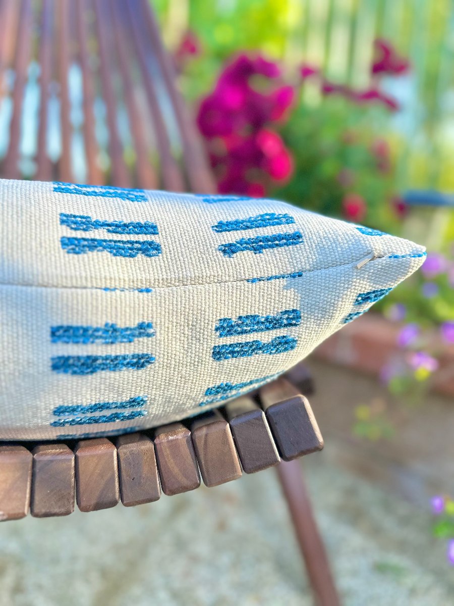 Woven Linea pillow cover