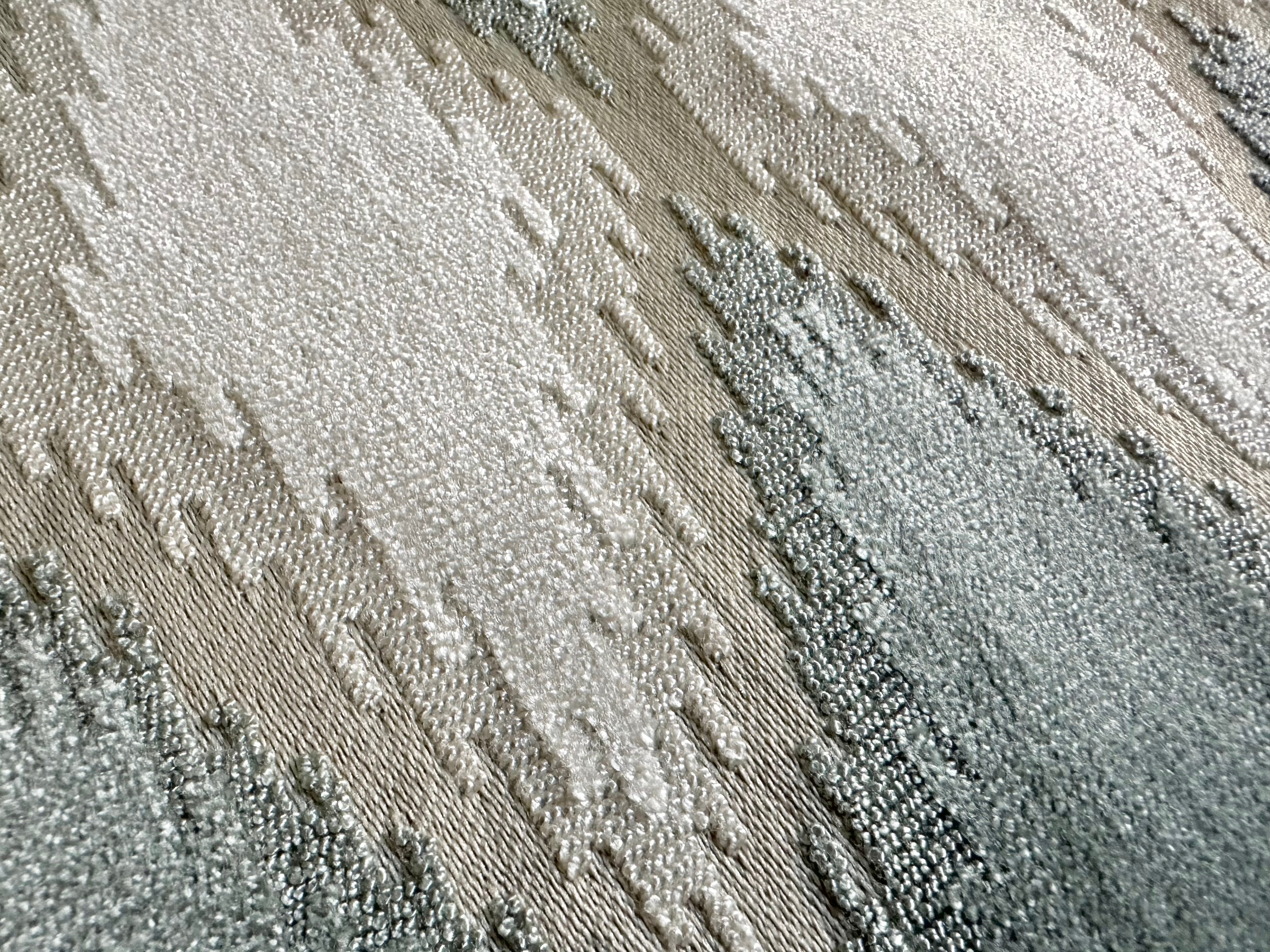 Mist Blue Diamond Velvet Fabric Sample