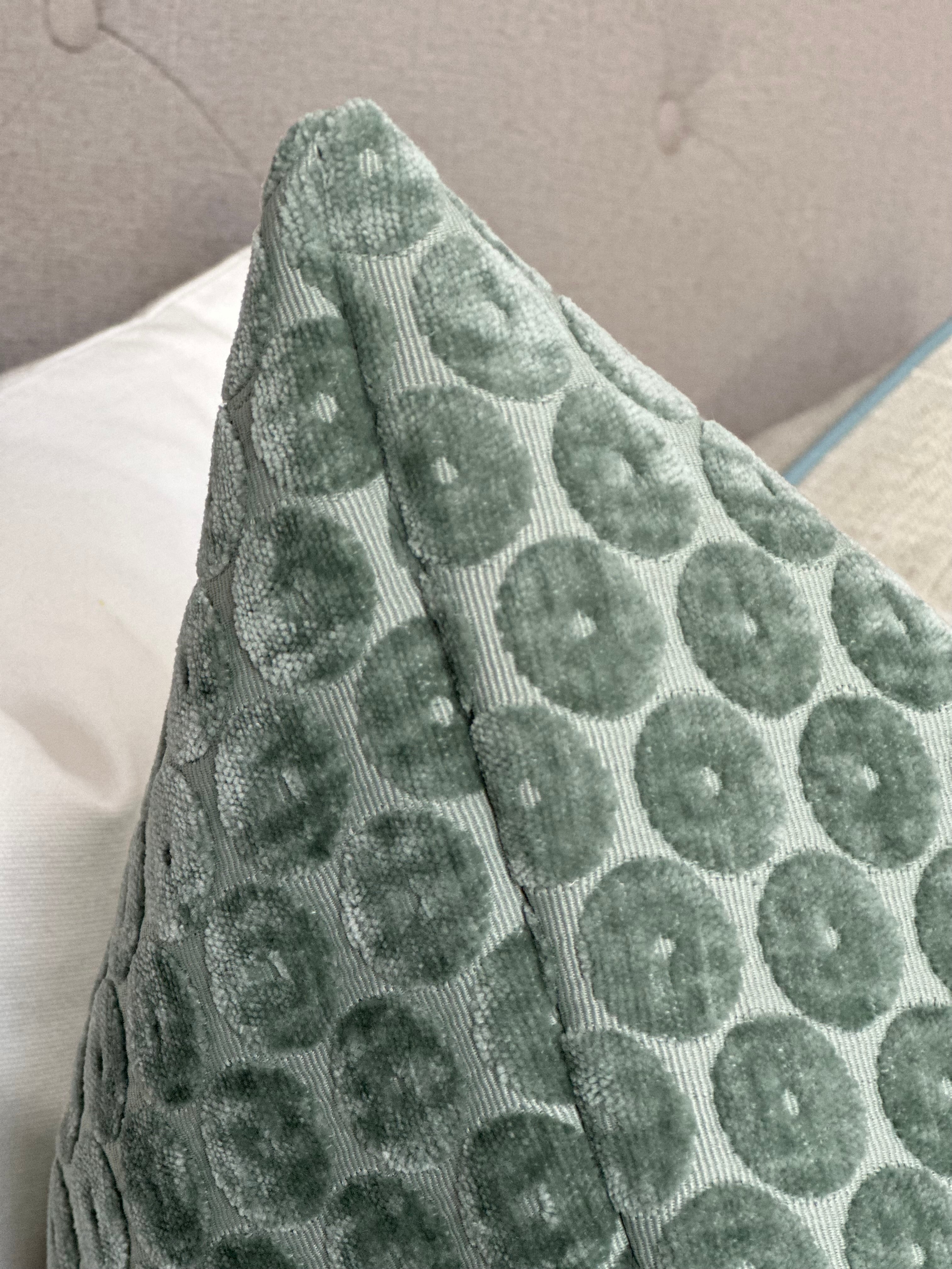 Glacier Woven Chenille Pillow Cover