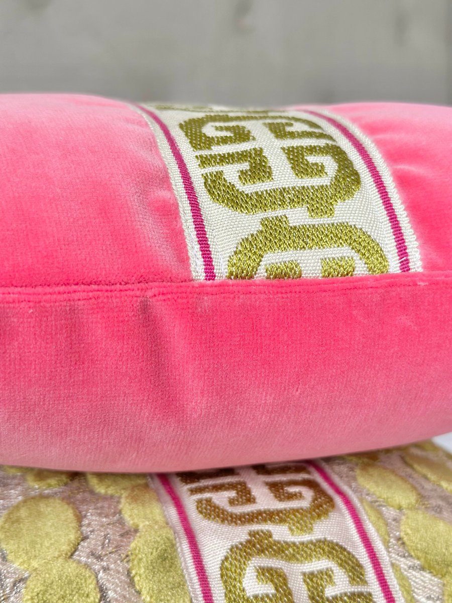 Pink Velvet Mini pillow