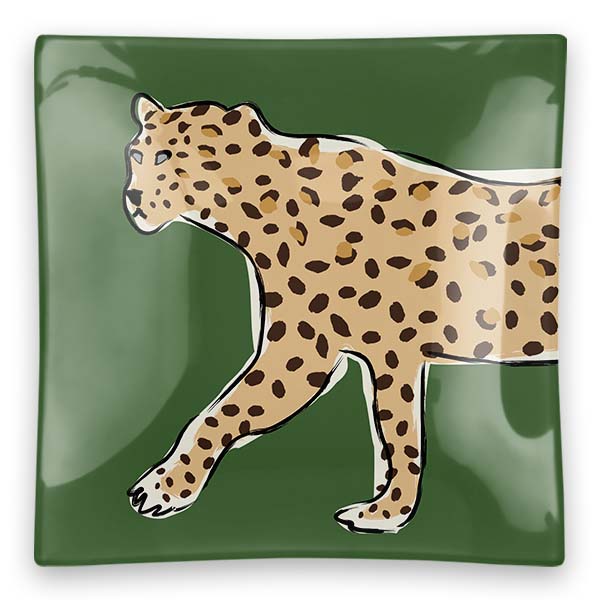 Glass trinket Cheetah